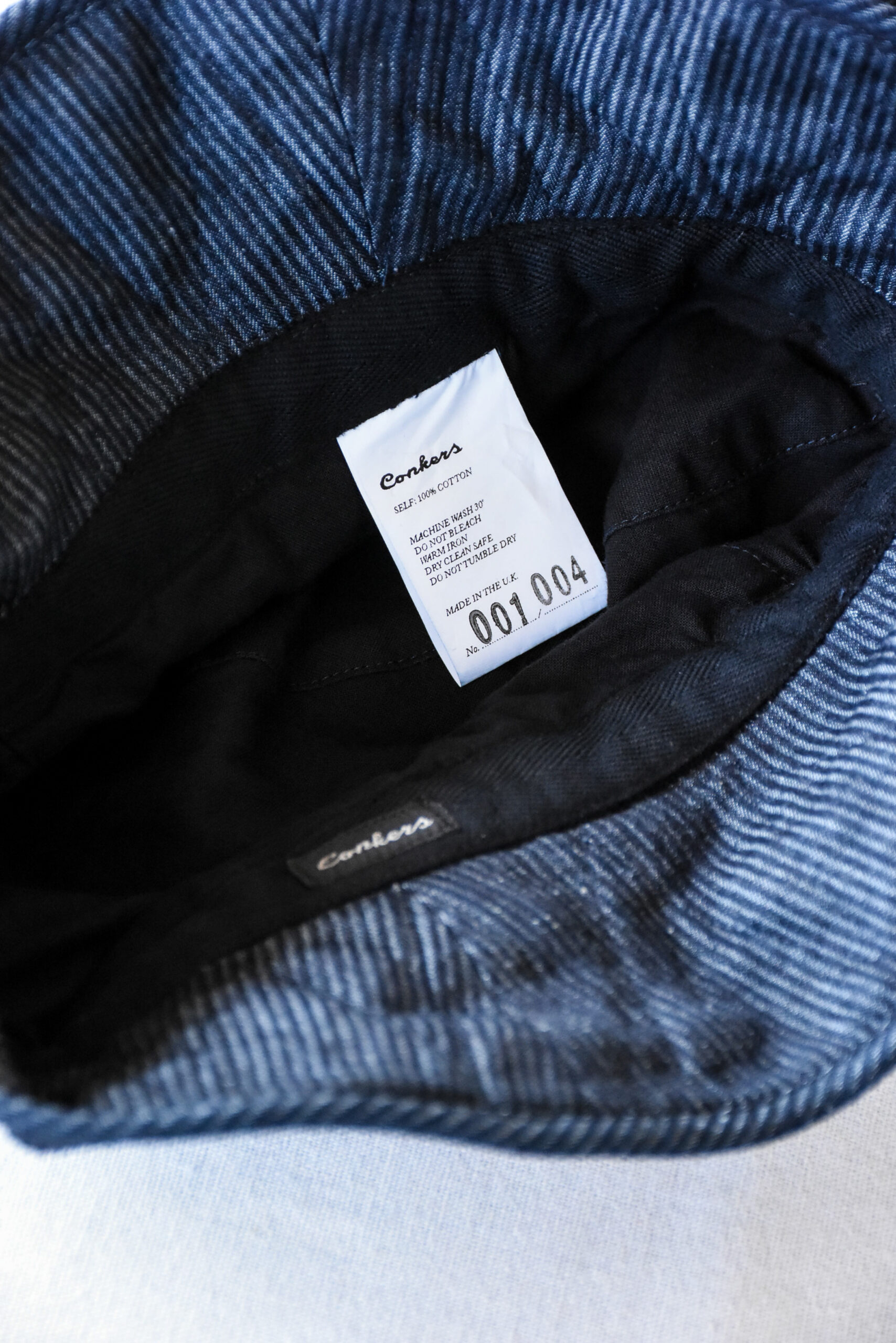 Conkers Fisherman’s Bucket Dead Stock Cotton Workman’s Stripe