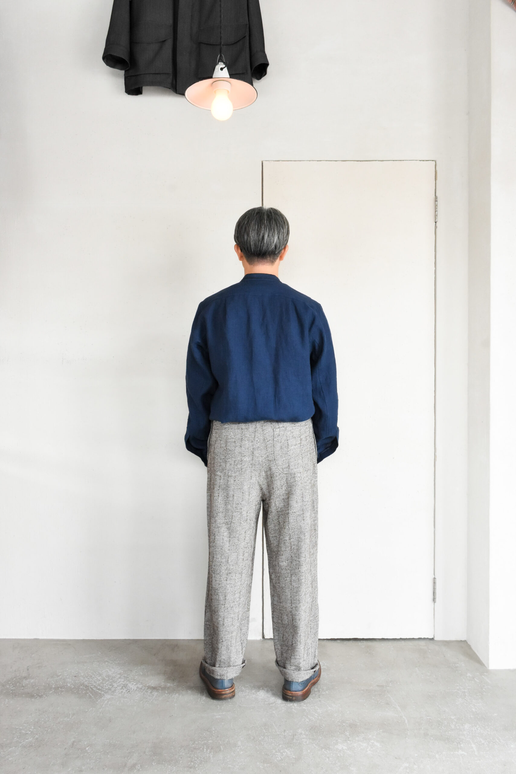 Frank Leder Dead Stock Limited Rare Vintage Fabric 2 Tuck Drawstring Trousers