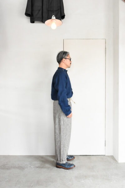 Frank Leder Dead Stock Limited Rare Vintage Fabric 2 Tuck Drawstring Trousers