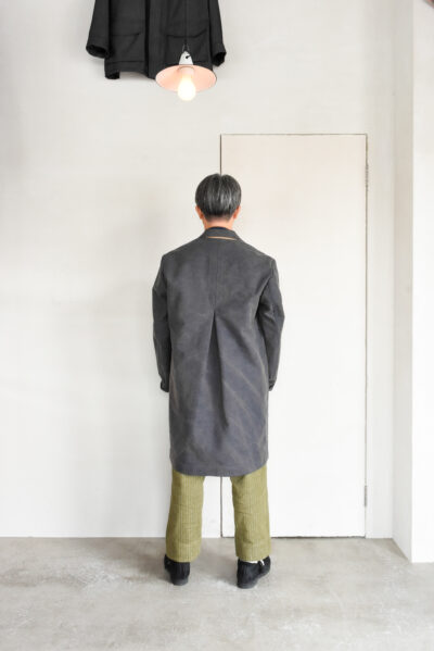 Frank Leder Washed Moleskin Chesterfield Coat