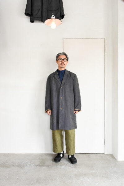 Frank Leder Washed Moleskin Chesterfield Coat