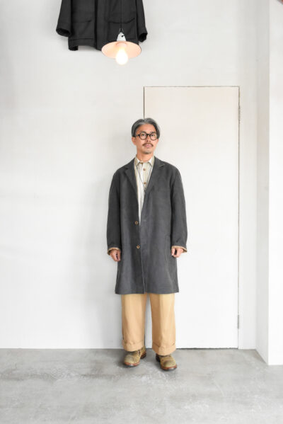 Frank Leder Washed Moleskin Chesterfield Coat