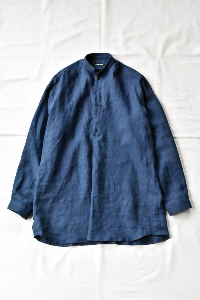 Frank Leder Vintage Striped Linen Pullover Shirt