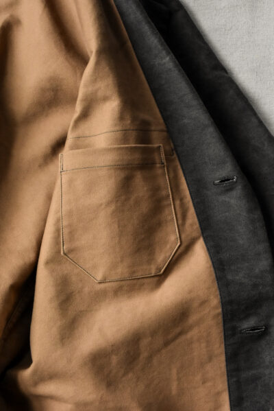 Frank Leder Washed Moleskin Chesterfield Coat