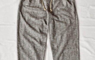 Frank Leder Dead Stock Limited Rare Vintage Fabric 2 Tuck Drawstring Trousers