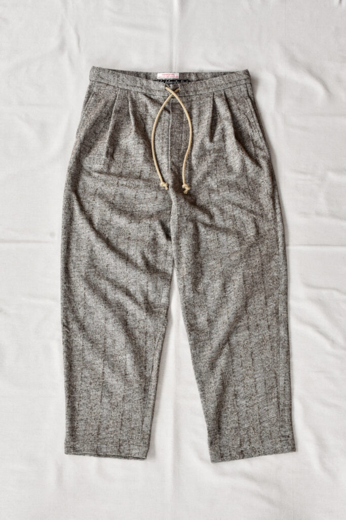 Frank Leder Dead Stock Limited Rare Vintage Fabric 2 Tuck Drawstring Trousers