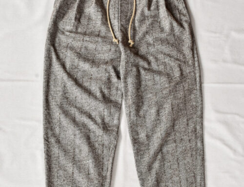 Frank Leder Dead Stock Limited Rare Vintage Fabric 2 Tuck Drawstring Trousers