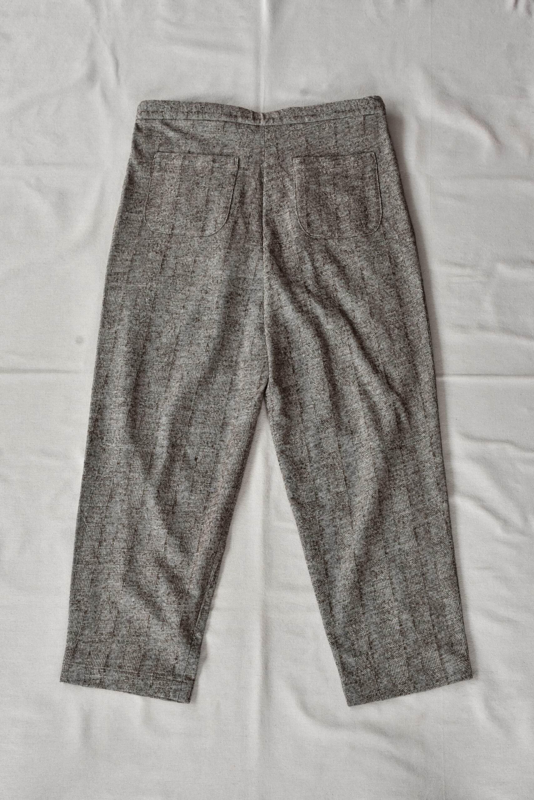 Frank Leder Dead Stock Limited Rare Vintage Fabric 2 Tuck Drawstring Trousers