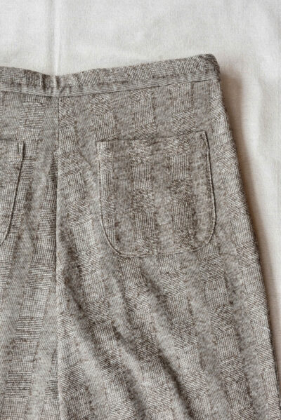 Frank Leder Dead Stock Limited Rare Vintage Fabric 2 Tuck Drawstring Trousers