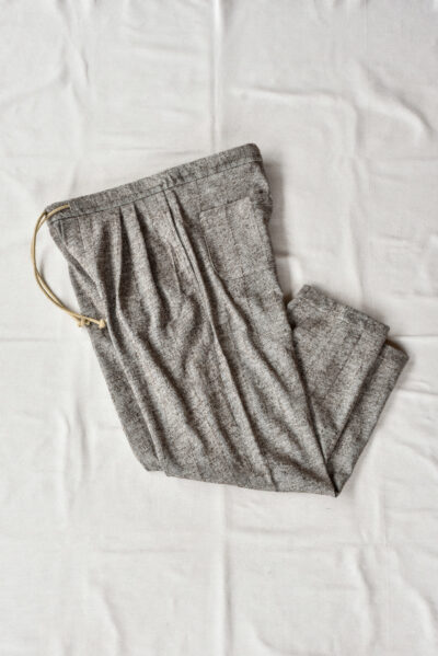 Frank Leder Dead Stock Limited Rare Vintage Fabric 2 Tuck Drawstring Trousers