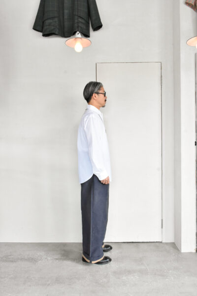 Post O’Alls Original BL Shirt High Count Broadcloth White