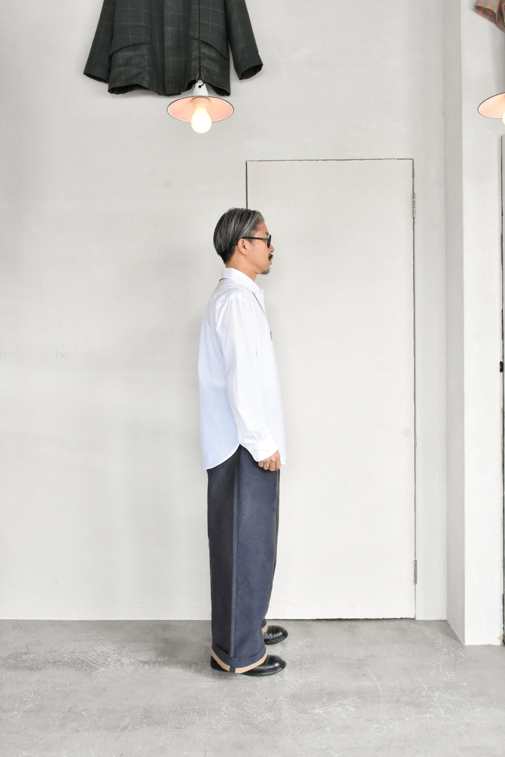 Frank Leder Washed Moleskin Trousers