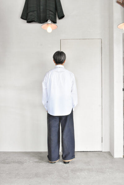 Post O’Alls Original BL Shirt High Count Broadcloth White