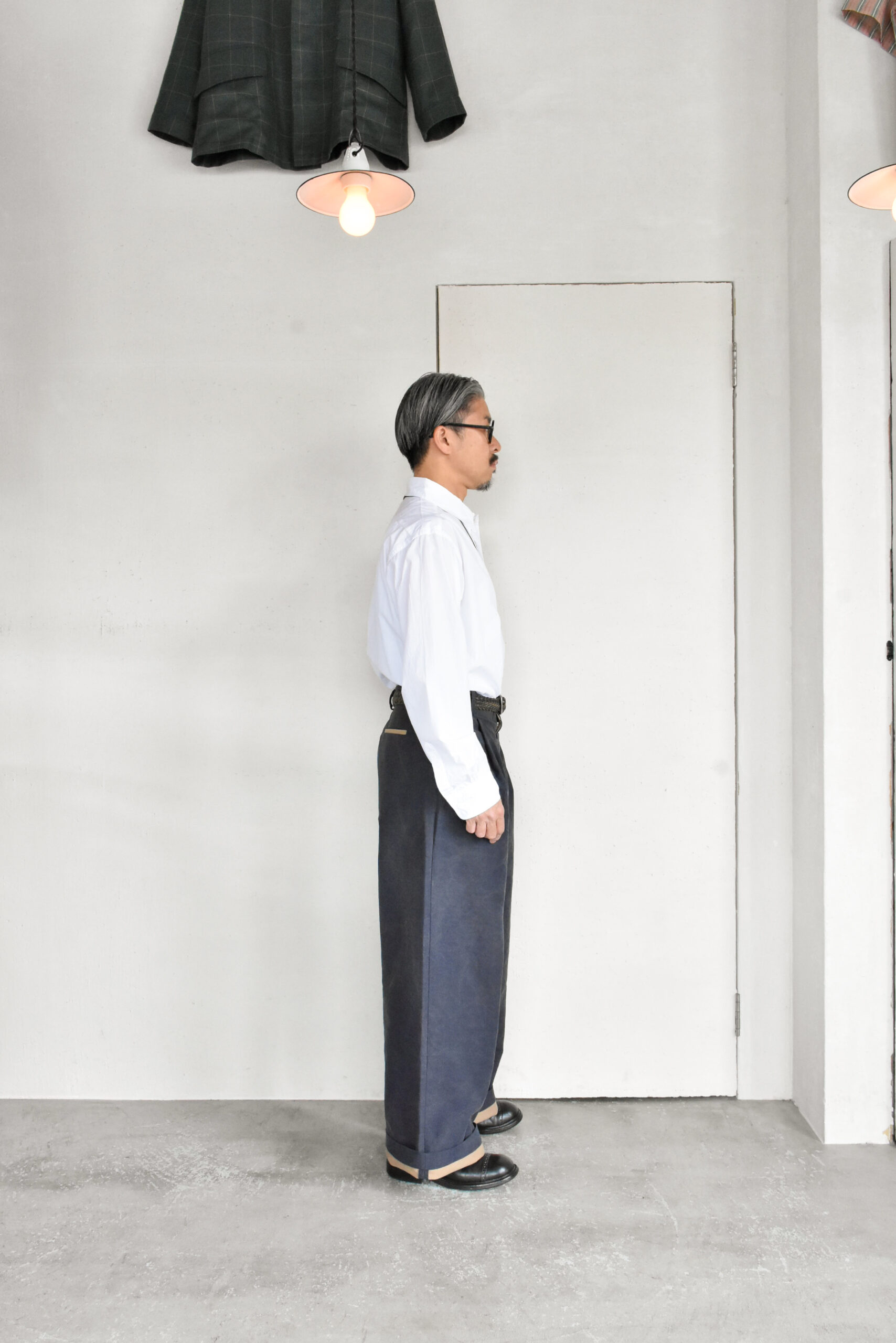 Frank Leder Washed Moleskin Trousers