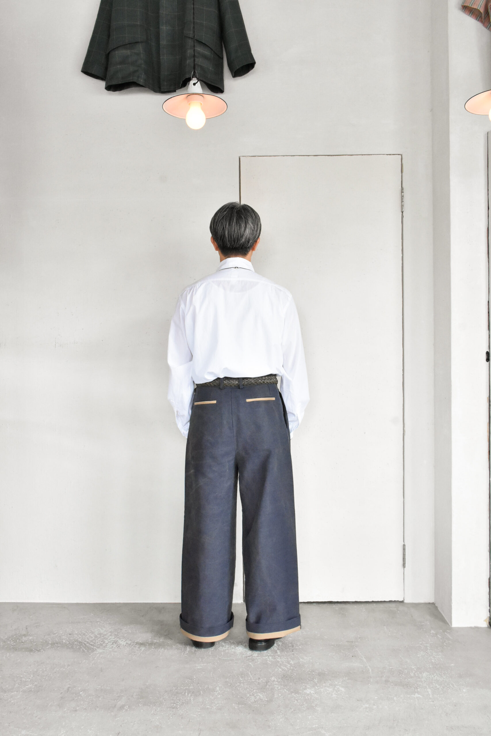 Frank Leder Washed Moleskin Trousers