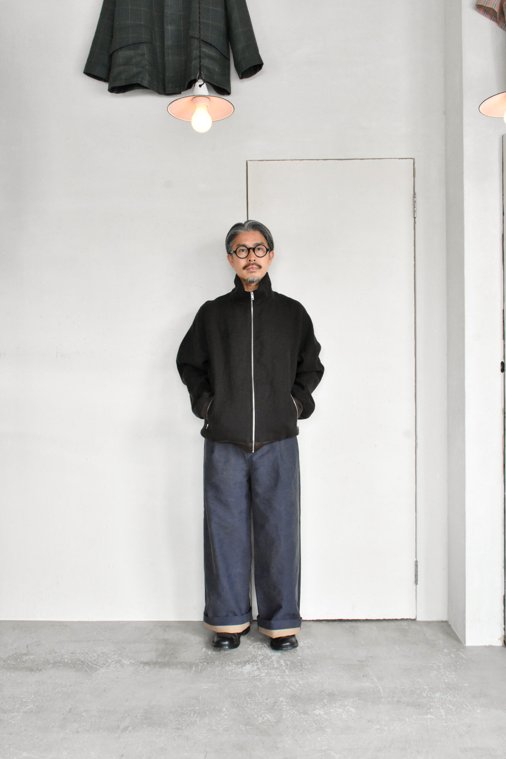 Frank Leder Washed Moleskin Trousers