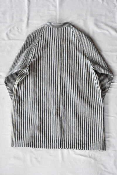 Frank Leder Vintage Farmers Linen Stripe Coat
