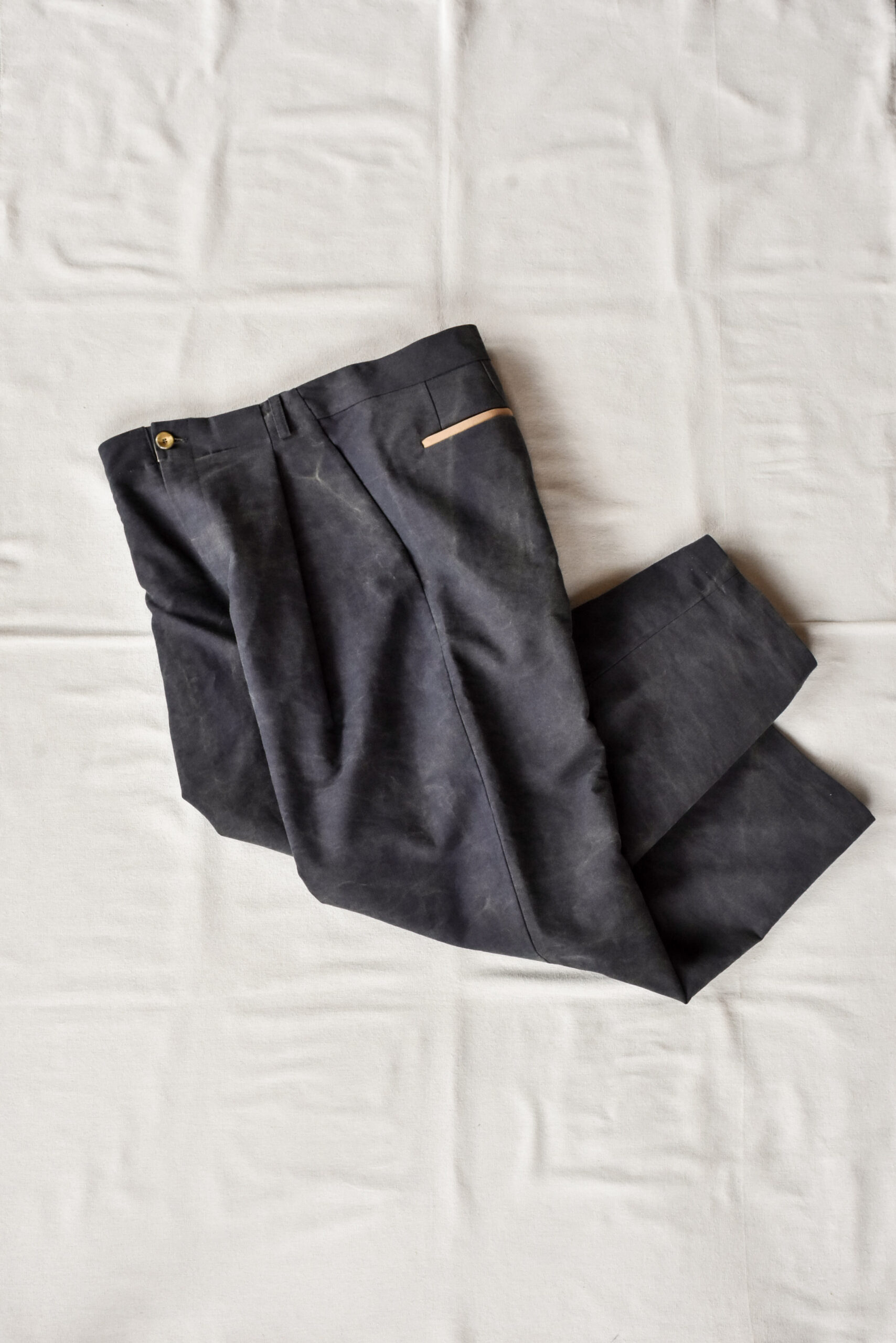 Frank Leder Washed Moleskin Trousers