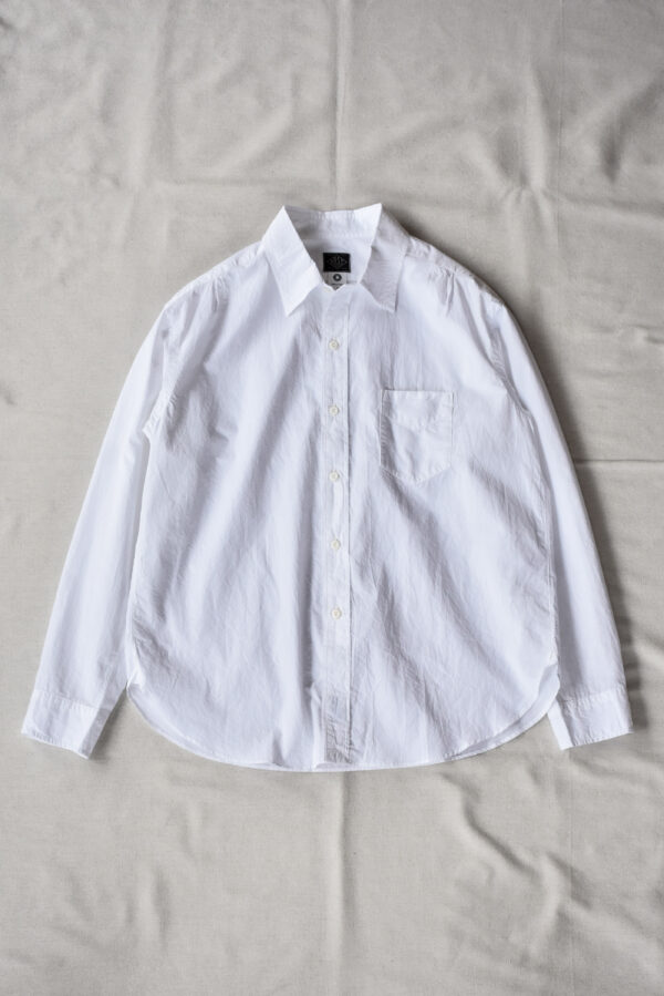 Post O’Alls Original BL Shirt High Count Broadcloth White