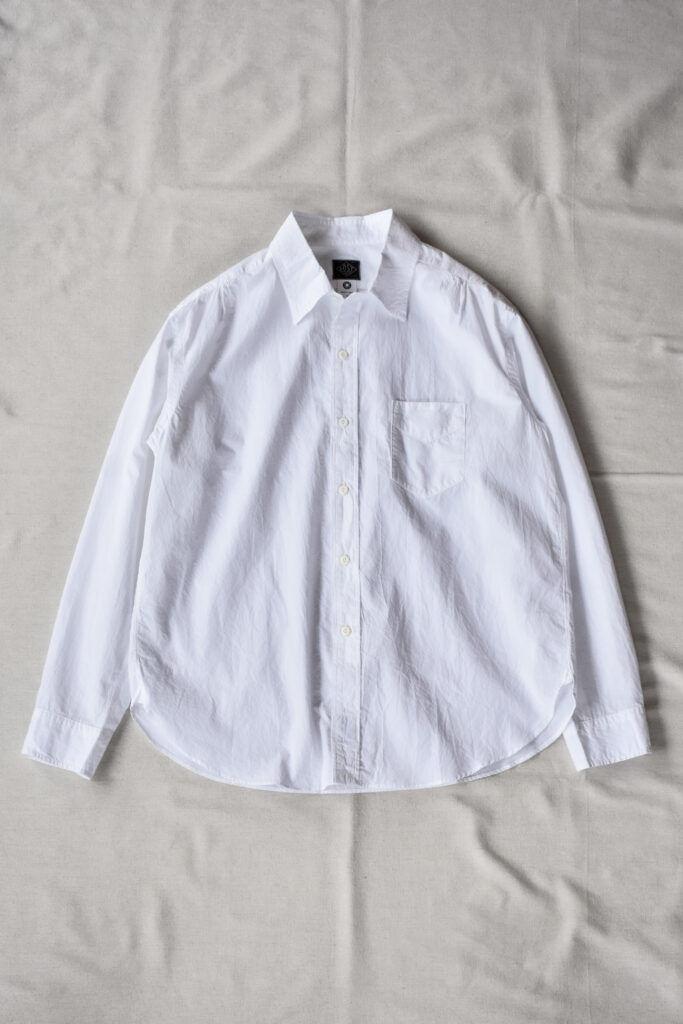 Post O’Alls Original BL Shirt High Count Broadcloth White