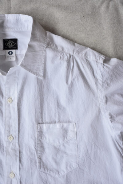 Post O’Alls Original BL Shirt High Count Broadcloth White