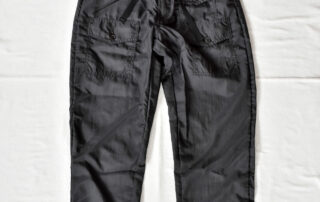 Post O’Alls Town & Country Pants Crinkle Nylon Taffeta Black