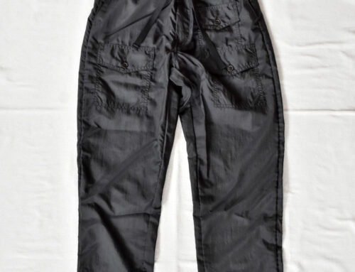 Post O’Alls Town & Country Pants Crinkle Nylon Taffeta Black