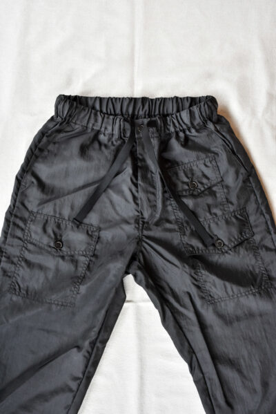 Post O’Alls Town & Country Pants Crinkle Nylon Taffeta Black