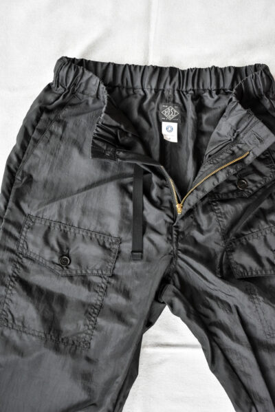 Post O’Alls Town & Country Pants Crinkle Nylon Taffeta Black