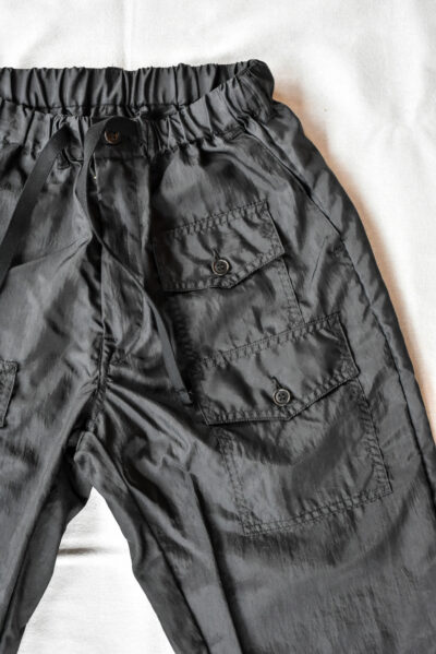 Post O’Alls Town & Country Pants Crinkle Nylon Taffeta Black