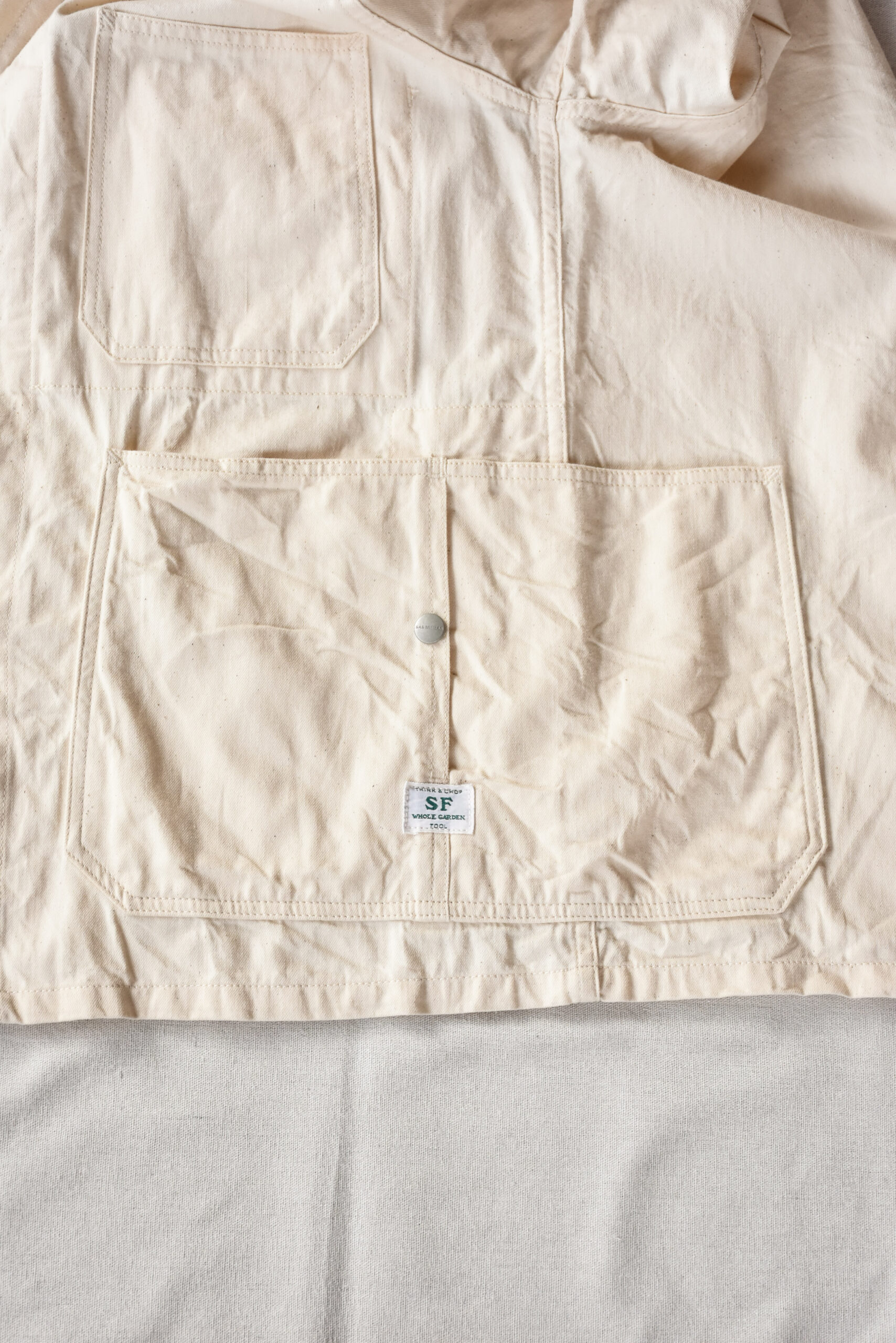 SASSAFRAS Green Thumb Jacket 8oz Denim Natural