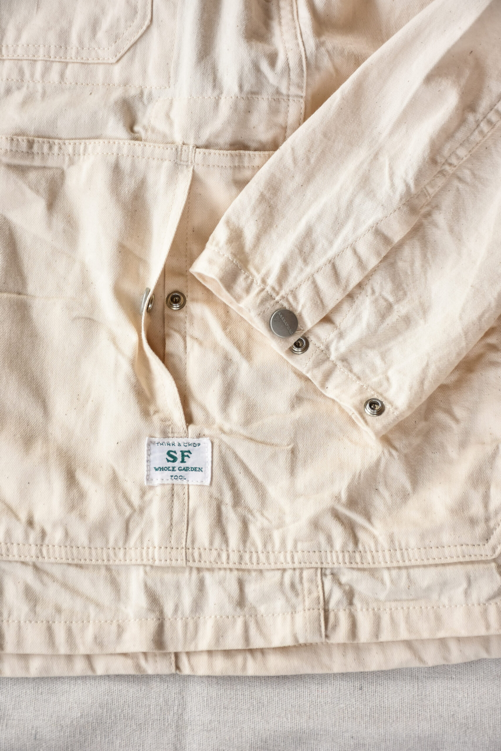 SASSAFRAS Green Thumb Jacket 8oz Denim Natural