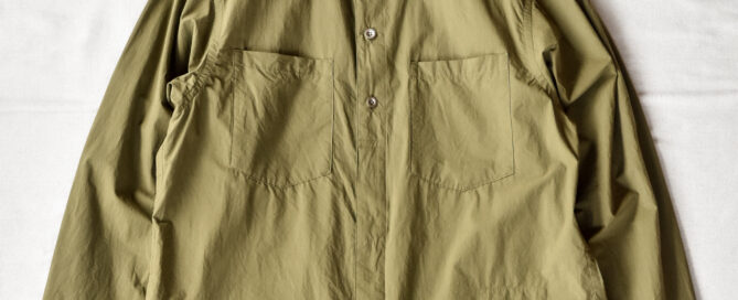 HOPPER'S BRUNCH Shirts Jacket  Washer Typewriter Olive