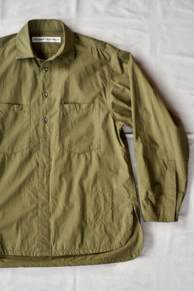 HOPPER'S BRUNCH Shirts Jacket Washer Typewriter Olive