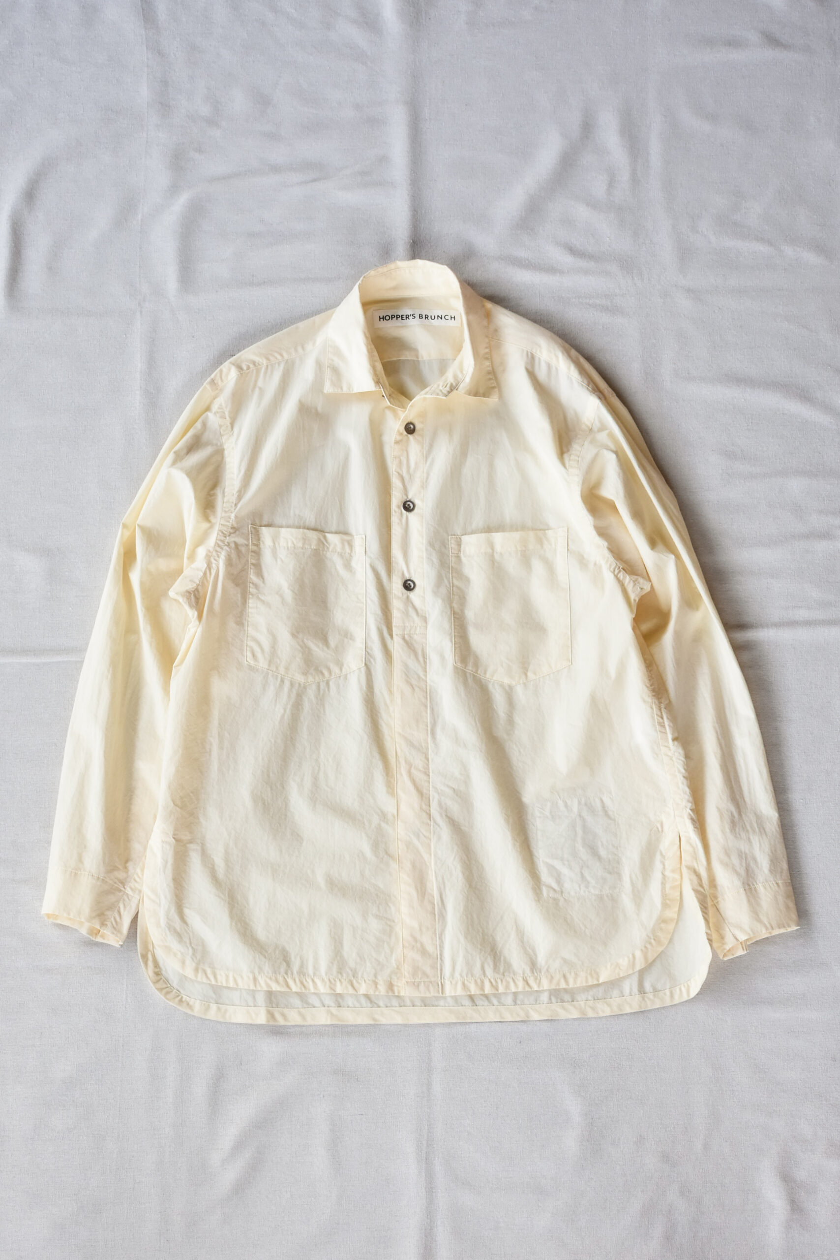 HOPPER'S BRUNCH Shirts Jacket Washer Typewriter Ivory