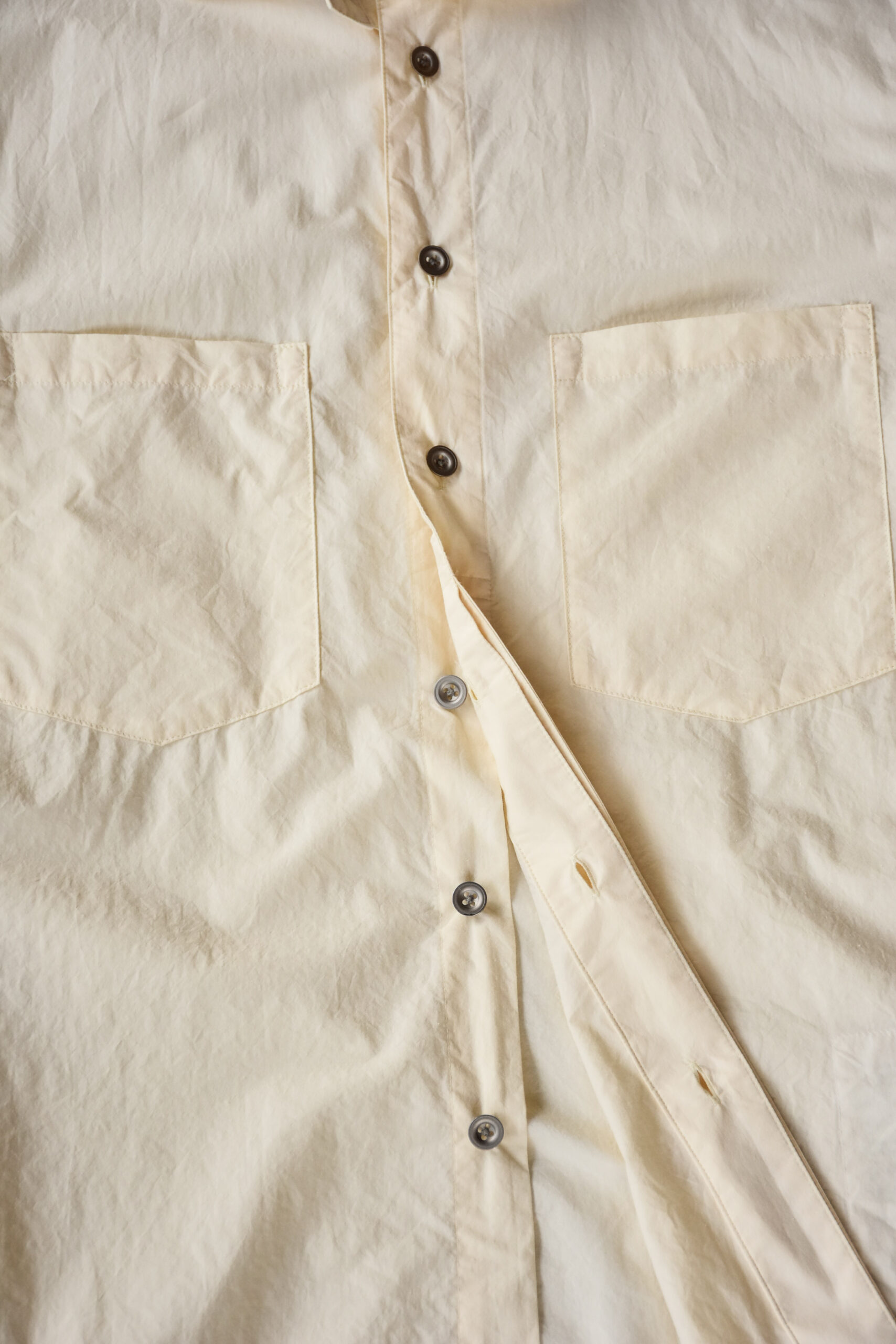 HOPPER'S BRUNCH Shirts Jacket Washer Typewriter Ivory