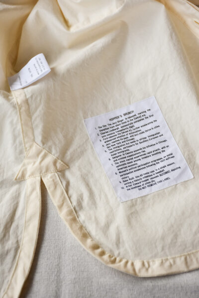 HOPPER'S BRUNCH Shirts Jacket Washer Typewriter Ivory