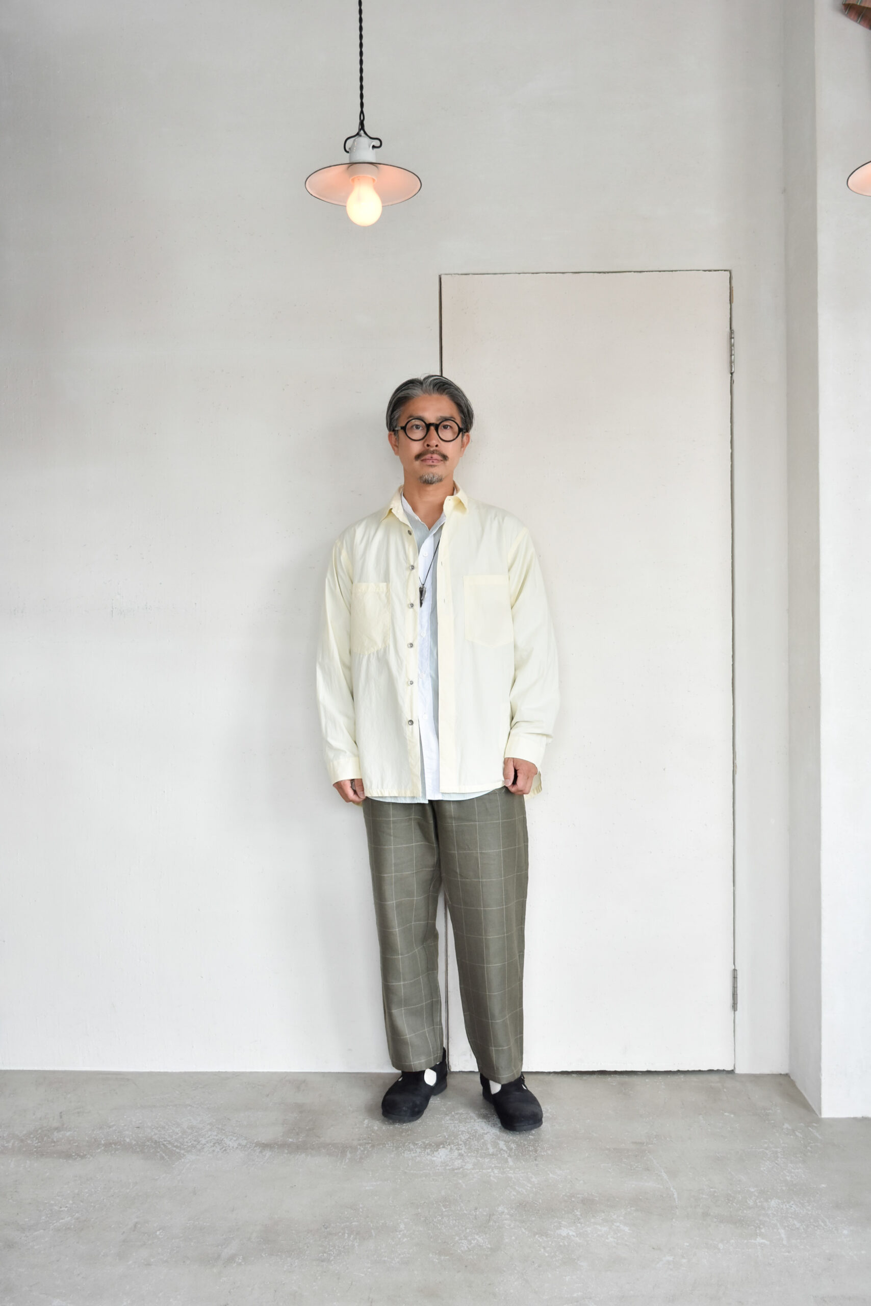 HOPPER'S BRUNCH Shirts Jacket Washer Typewriter Ivory