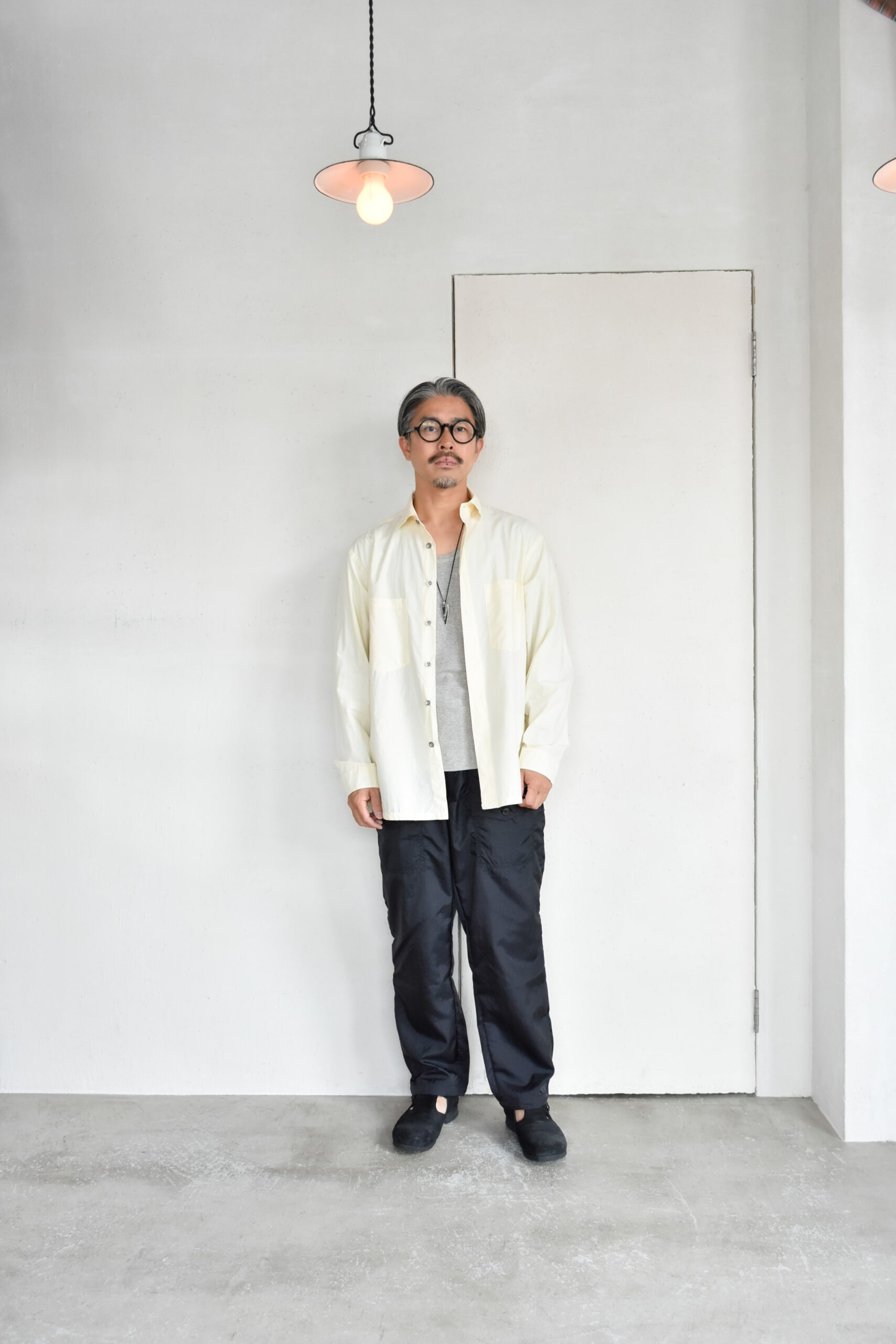 HOPPER'S BRUNCH Shirts Jacket Washer Typewriter Ivory