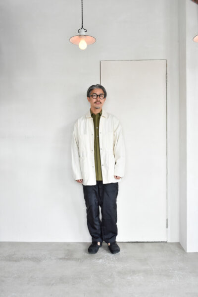 HOPPER'S BRUNCH Shirts Jacket Washer Typewriter Olive