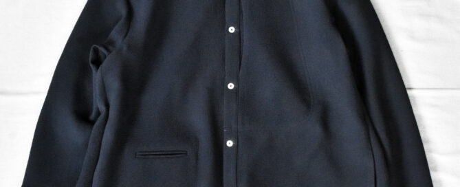 QUILP HAKIM Pyjama Shirt Dead Stock Navy Crepe