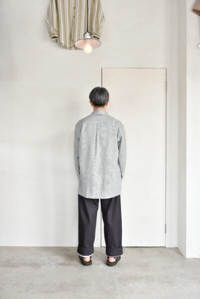 QUILP WECKL Shirt Cotton Linen Houndstooth