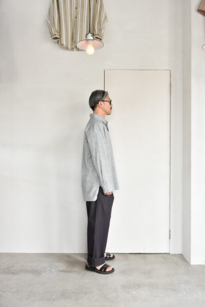 QUILP WECKL Shirt Cotton Linen Houndstooth