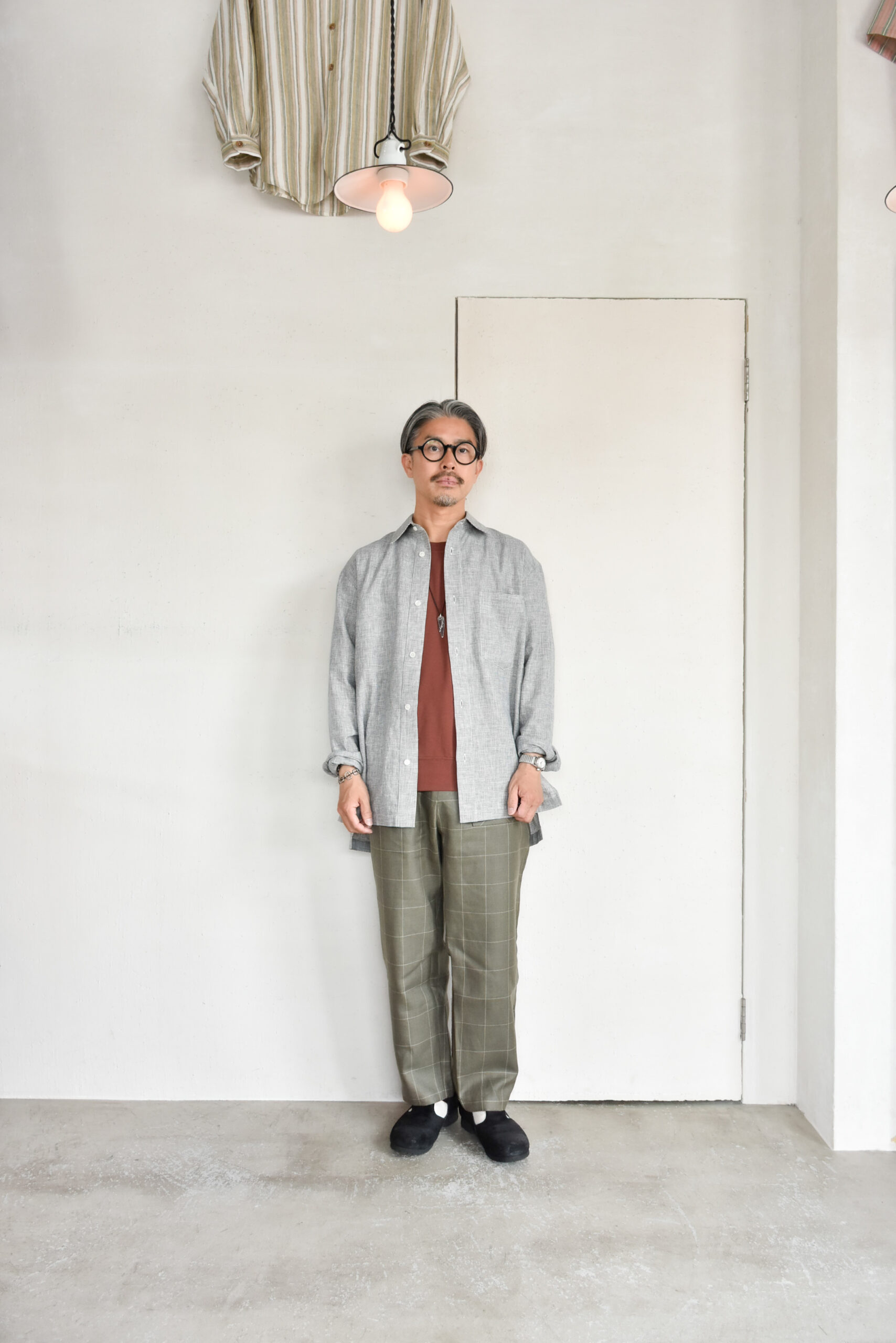 FilMelange ELMER Extra Mini Urage Short Sleeve Sweat Terracotta