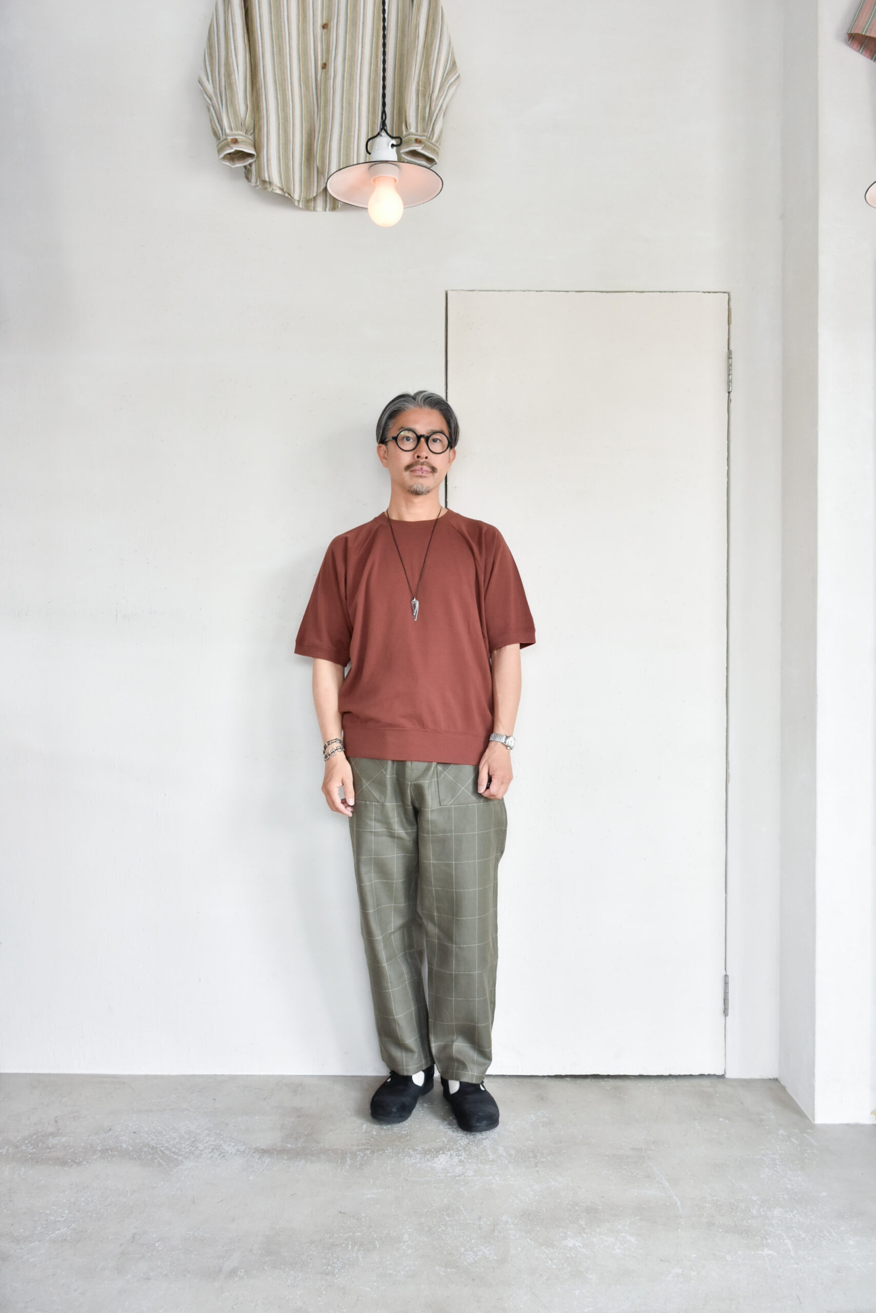 FilMelange ELMER Extra Mini Urage Short Sleeve Sweat Terracotta