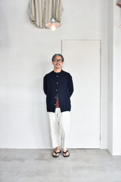 HOPPER‘S BRUNCH Linen Check Easy Pants Natural