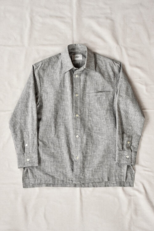 QUILP WECKL Shirt Cotton Linen Houndstooth