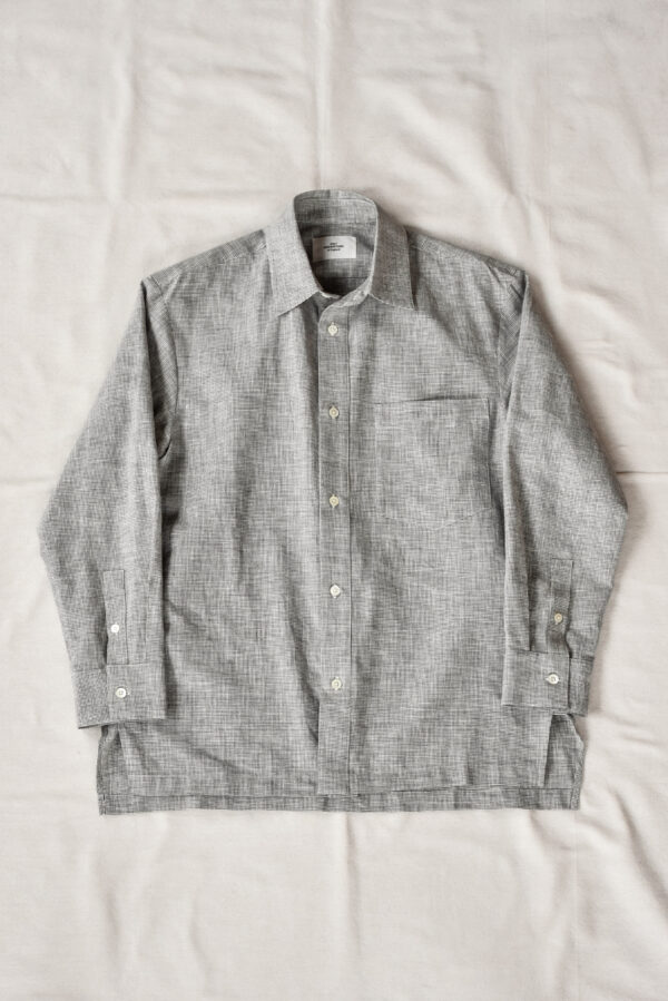 QUILP WECKL Shirt Cotton Linen Houndstooth