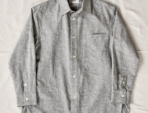 QUILP WECKL Shirt Cotton Linen Houndstooth