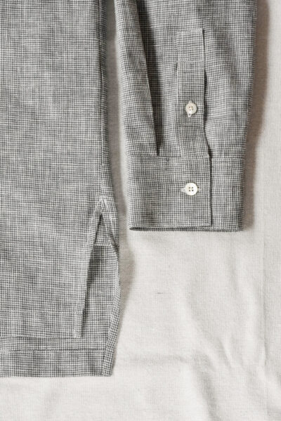 QUILP WECKL Shirt Cotton Linen Houndstooth